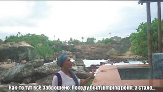 Ченинган и Лембонган Индонезия паучье логово прыжок самоубийцы и тропические виды без цензуры