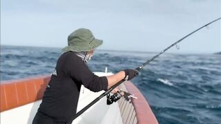 Бали - морская рыбалка на GT с приватной лодки и поимка монстра тревалли у океанского рифа