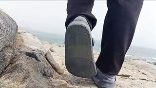 Береговая морская рыбалка в Salalah Oman, bluefish на волне Shimano Saragosa 6000 и Poseidon II