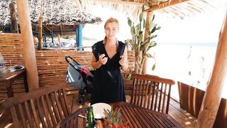 Kiwengwa Zanzibar: малолюдный пляж обзор Mvuvi Boutique Resort отливы водоросли и море