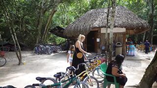 Тулум Мексика скандальный курорт миллионеры модели и бомжи на одном пляже