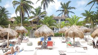 Тулум Мексика скандальный курорт миллионеры модели и бомжи на одном пляже