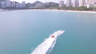 Dadonghai Sanya Hainan прогулка по бухте городской пляж и мысли о рыбалке с берега