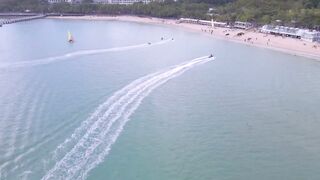 Dadonghai Sanya Hainan прогулка по бухте городской пляж и мысли о рыбалке с берега