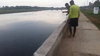 Varadero Cuba рыбалка с канала и пирса поиск барракуды и другой рыбы у входа в порт