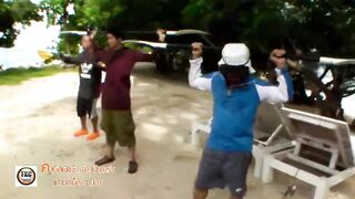 Морская рыбалка на Ao Pakarang Koh Samet каяк фишинг по волне Rayong и прибрежные трофеи