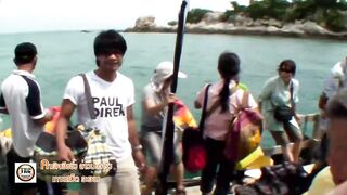 Морская рыбалка на Ao Pakarang Koh Samet каяк фишинг по волне Rayong и прибрежные трофеи
