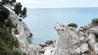 Крым Симеиз Кацивели пустые пляжи ледяное чистое море и стоит ли ехать сюда на рыбалку весной?