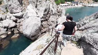 Крым Симеиз Кацивели пустые пляжи ледяное чистое море и стоит ли ехать сюда на рыбалку весной?