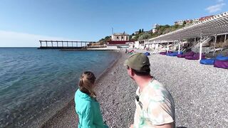 Крым Симеиз Кацивели пустые пляжи ледяное чистое море и стоит ли ехать сюда на рыбалку весной?