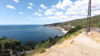 Крым Симеиз Кацивели пустые пляжи ледяное чистое море и стоит ли ехать сюда на рыбалку весной?