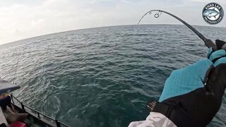 Таиланд - морская рыбалка в лодке 10 кг GT на компактную катушку Shimano Twin Power