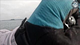 Таиланд - морская рыбалка в лодке 10 кг GT на компактную катушку Shimano Twin Power