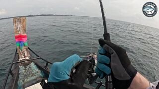 Таиланд - морская рыбалка в лодке 10 кг GT на компактную катушку Shimano Twin Power