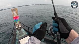 Таиланд - морская рыбалка в лодке 10 кг GT на компактную катушку Shimano Twin Power