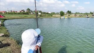Vietnam Fishing TV: чёрный амур Trắm Đen с пруда и зрелищная трофейная рыбалка во Вьетнаме