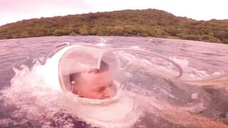 Sea Walking Phuket Coral Island прогулка по дну в шлемах и как тут с рыбой у рифов