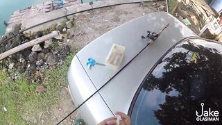 Рыбалка на барракуду у Porter Marina Cebu мягкие приманки софтбейты и тропический причал