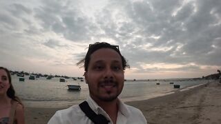 Рыбацкая деревня и самый красивый вид Mui Ne Vietnam 2024 жизнь у моря лодки на песке и сети