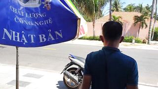 Mui Ne Vietnam готовим и едим рыбу которую сами поймали на рыбалке у берега Южно Китайского моря