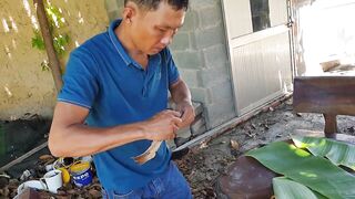 Mui Ne Vietnam готовим и едим рыбу которую сами поймали на рыбалке у берега Южно Китайского моря