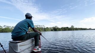 Vietnam Fishing TV: рыбалка на карася в пруду с сильным течением во Вьетнаме