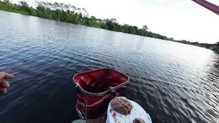 Vietnam Fishing TV: рыбалка на карася в пруду с сильным течением во Вьетнаме