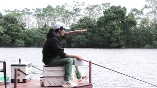 Vietnam Fishing TV: рыбалка на карася в пруду с сильным течением во Вьетнаме