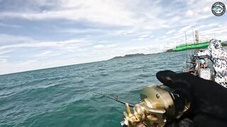 Khao Lak Thailand морская рыбалка в Таиланде у Khao Lak GT на попперы и джиг с лодки longtail