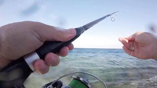 Морская рыбалка в Египте Red Sea Rumble береговой shore jigging по рифам и свалам Красного моря