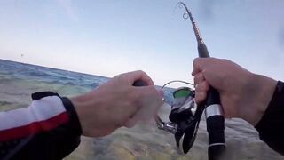 Морская рыбалка в Египте Red Sea Rumble береговой shore jigging по рифам и свалам Красного моря