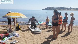 Черепаший пляж Alagadi Северный Кипр SUP прогулка и можно ли здесь совместить купание и рыбалку