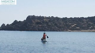 Черепаший пляж Alagadi Северный Кипр SUP прогулка и можно ли здесь совместить купание и рыбалку