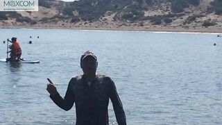 Черепаший пляж Alagadi Северный Кипр SUP прогулка и можно ли здесь совместить купание и рыбалку