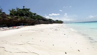 Пляж Nungwi Zanzibar от рассвета до заката и как проходит день у моря с лодками рыбаков