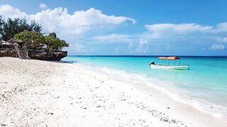 Пляж Nungwi Zanzibar от рассвета до заката и как проходит день у моря с лодками рыбаков