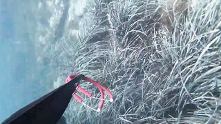 Подводная охота в Tripoli Libya на trigger fish и другую рыбу у скалистого берега Ливии