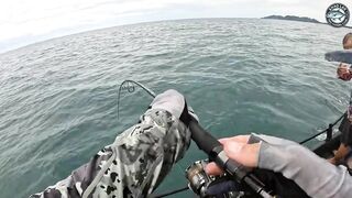 Khao Lak Таиланд экшн рыбалка на queenfish топвотер удары целый день за рифом в море