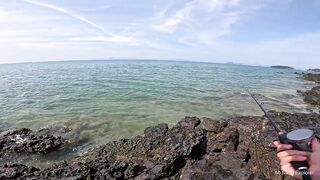 Klong Muang Krabi солнце, айс кофе и рыбалка - скрытый пляж у моря в Таиланде