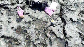 Klong Muang Krabi солнце, айс кофе и рыбалка - скрытый пляж у моря в Таиланде