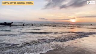 Морская рыбалка в Sanya Bay Hainan огромный улов почти в тысячу килограммов рыбы в одной сети