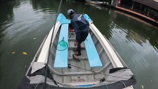 Bentota Sri Lanka рыбалка в мангровом ручье экспедиция за mangrove jack в устье тропической реки