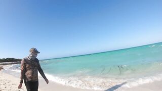 Морская рыбалка на острове Cayo Guillermo Куба катер рифы и охота за барракудой у песчаных пляжей