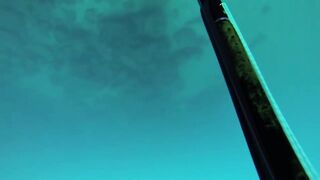 Подводная охота в Tripoli Lebanon grouper и другая рыба на скальных свалах Средиземного моря