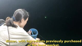 Морская рыбалка на Пхукуоке: ночная охота на кальмара во Вьетнаме в формате 4K