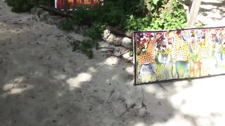 Zanzibar 2020 Filao Beach Hotel небольшой отель на пляже и сувенирная лавка рядом с морем