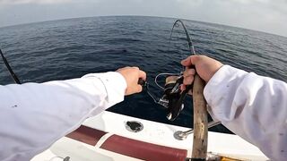 Fujairah эпическая морская рыбалка в Fujairah за yellowfin tuna с катера Etihad Fishing Boat