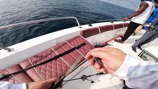 Fujairah эпическая морская рыбалка в Fujairah за yellowfin tuna с катера Etihad Fishing Boat
