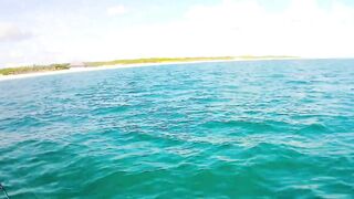 Cayo Santa Maria Cuba рыбалка на сапборде paddleboard у рифов и пляжей острова в тёплом море