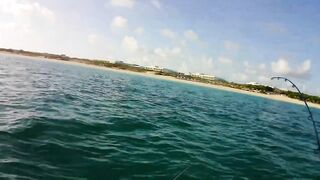 Cayo Santa Maria Cuba рыбалка на сапборде paddleboard у рифов и пляжей острова в тёплом море